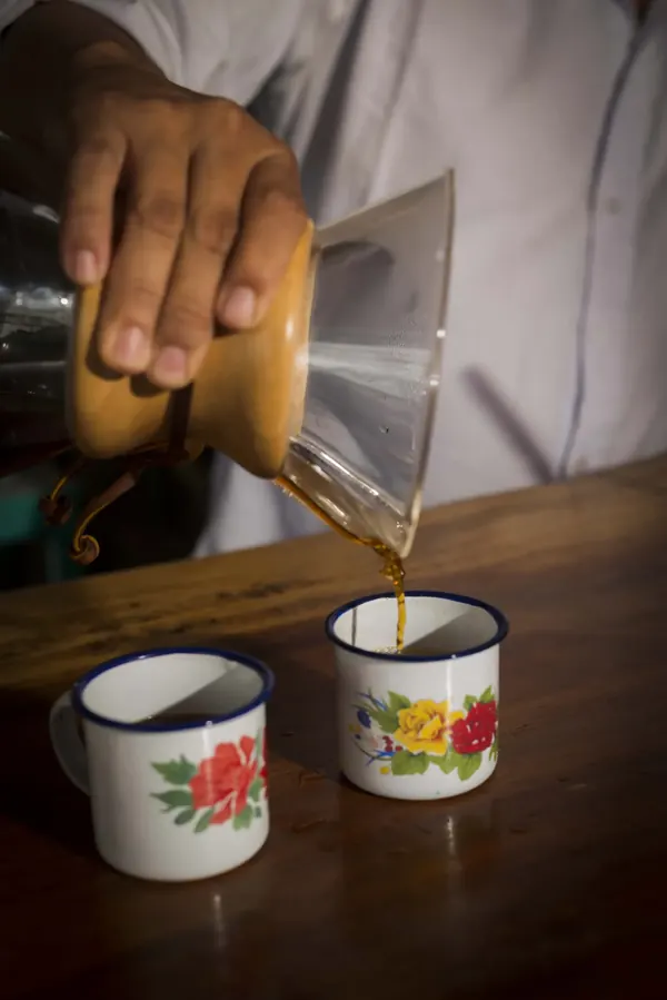 Brewing with a Chemex
